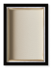 Framed artwork back - black