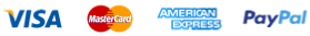 Bluethumb accepts Visa, American Express, Master Card and Paypal